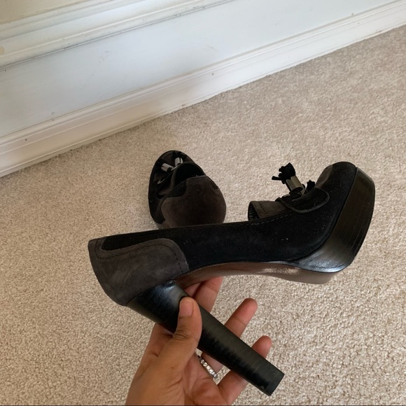 Stuart Weitzman Brown Tassup Moc Pumps 7M